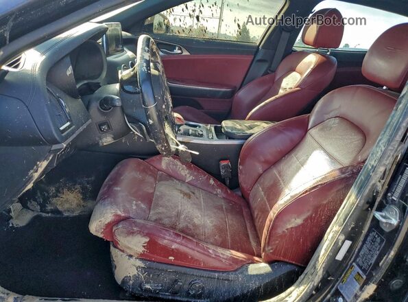 KNAE55LC9J6019832 2018 KIA STINGER Угольный Вид салона спереди