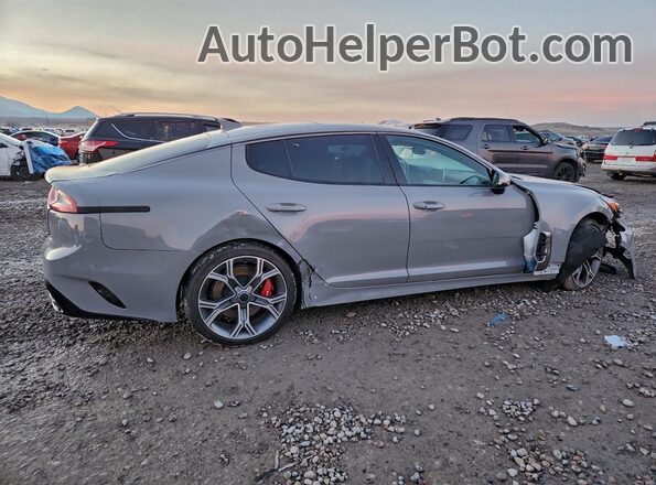 KNAE55LC9L6078558 2020 KIA STINGER Silver Հետևի աջ