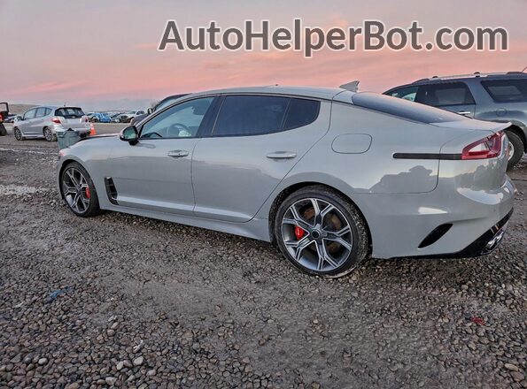 KNAE55LC9L6078558 2020 KIA STINGER Silver Հետևի ձախ