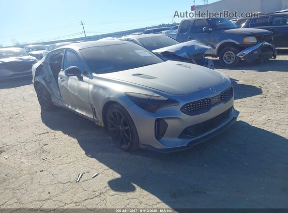 KNAE55LC9P6134746 2023 KIA STINGER Серый Передняя правая четверть