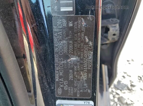 KNAFX4A60G5468501 2016 KIA FORTE Черный Вид подкапотного пространства