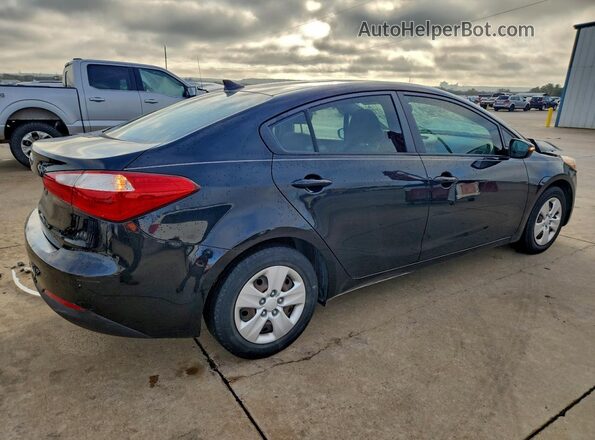 KNAFX4A69G5499701 2016 KIA FORTE Черный Задняя правая четверть