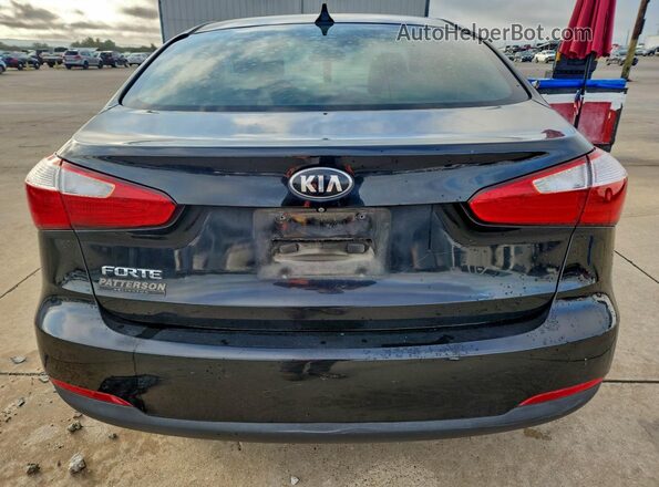 KNAFX4A69G5499701 2016 KIA FORTE Черный Вид сзади