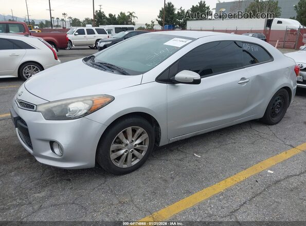 KNAFX6A81G5597697 2016 KIA FORTE KOUP Серебряный Передняя левая четверть