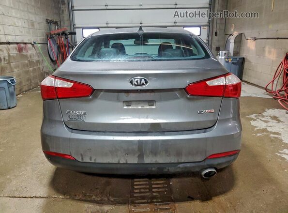 KNAFZ4A84G5454418 2016 KIA FORTE Серый Вид сзади