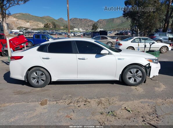 KNAGT4LE6J5024342 2018 KIA OPTIMA HYBRID Белый Вид задней части салона