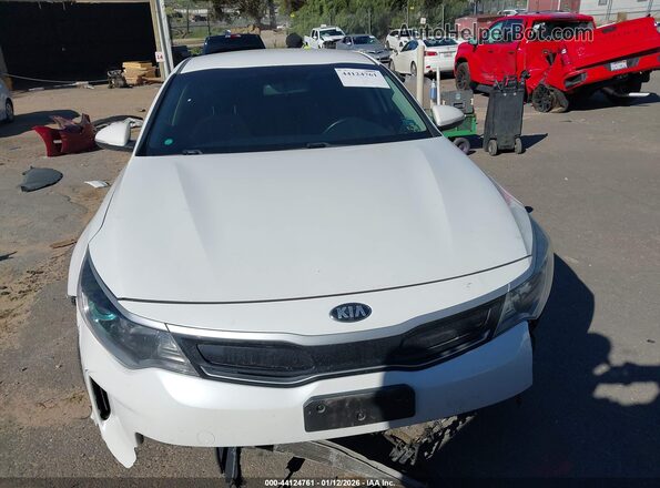 KNAGT4LE6J5024342 2018 KIA OPTIMA HYBRID Белый Вид щитка приборов