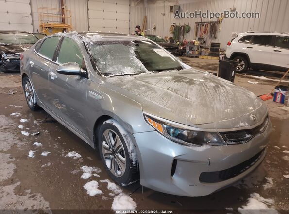 KNAGU4LE5H5012139 2017 KIA OPTIMA HYBRID Серый Вид спереди