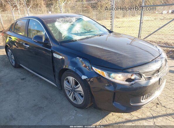 KNAGU4LE6H5010013 2017 KIA OPTIMA HYBRID Черный Вид спереди