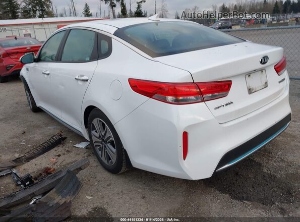 KNAGV4LD0H5007192 2017 KIA OPTIMA PLUG-IN HYBRID Белый Задняя левая четверть