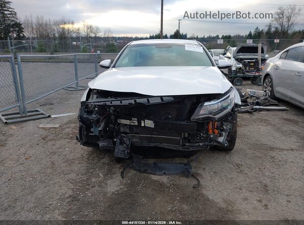 KNAGV4LD0H5007192 2017 KIA OPTIMA PLUG-IN HYBRID Белый Вид задней части салона