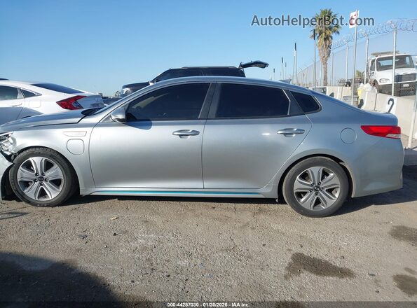 KNAGV4LD0J5022877 2018 KIA OPTIMA PLUG-IN HYBRID Серебряный Панорамный вид салона 360°