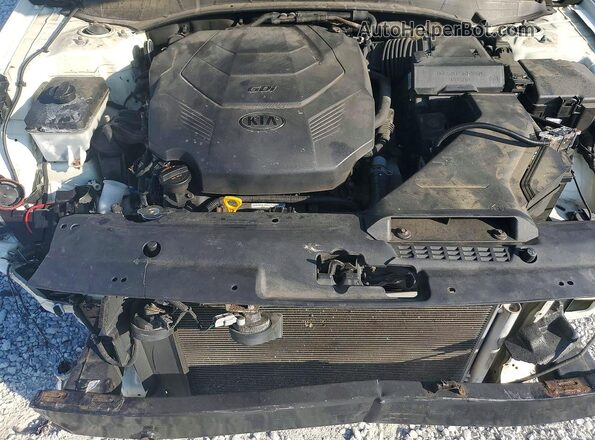 KNALB4J17H5086117 2017 KIA CADENZA Белый Вид задней части салона