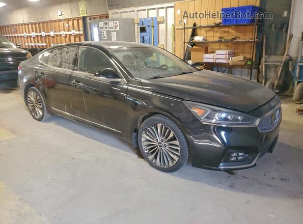 KNALC4J12H5065267 2017 KIA CADENZA Black Przód prawy