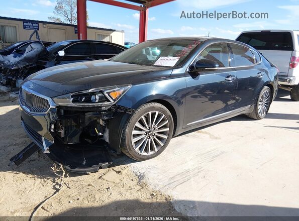 KNALC4J12H5083283 2017 KIA CADENZA Синий Передняя левая четверть
