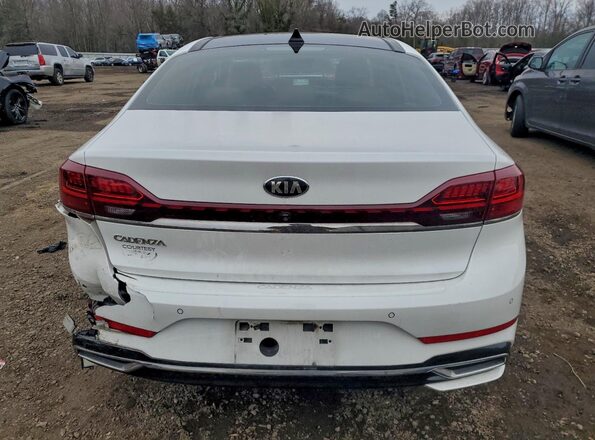 KNALC4J14L5237758 2020 KIA CADENZA Белый Вид сзади