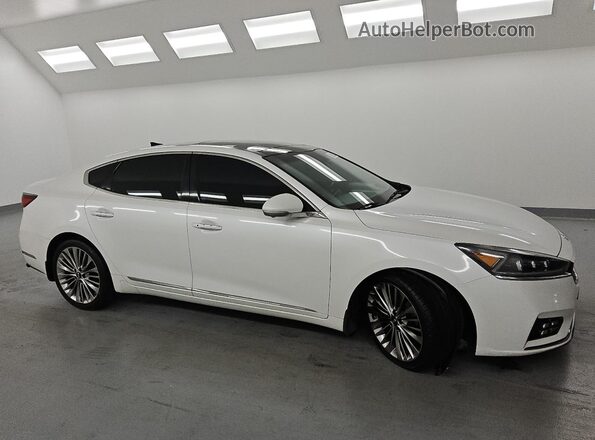 KNALC4J15H5066171 2017 KIA CADENZA Белый Передняя правая четверть