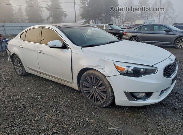 KNALN4D76G5207841 2016 KIA CADENZA Белый Передняя правая четверть
