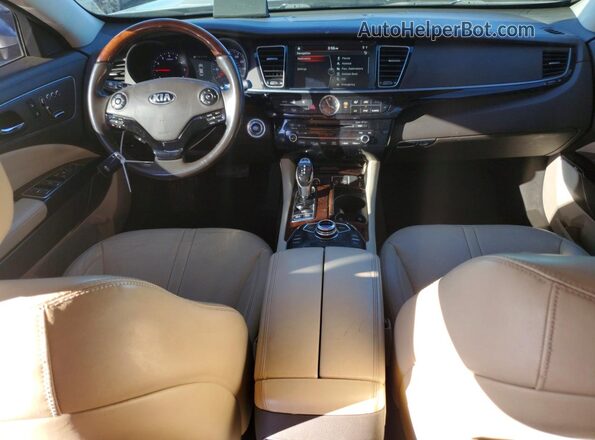 KNALU4D33G6032149 2016 KIA K900 Коричневый Вид панели приборов