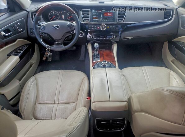 KNALW4D49H6036257 2017 KIA K900 Белый Вид панели приборов