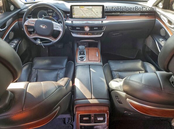 KNAS34J62K6009922 2019 KIA K900 Угольный Вид панели приборов