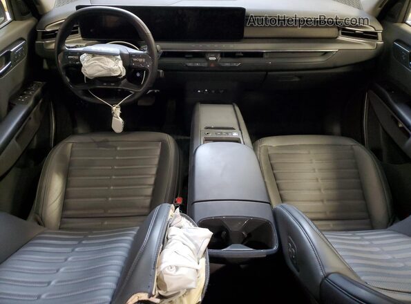 KNDADFS51R6049383 2024 KIA EV9 Gray Widok deski rozdzielczej