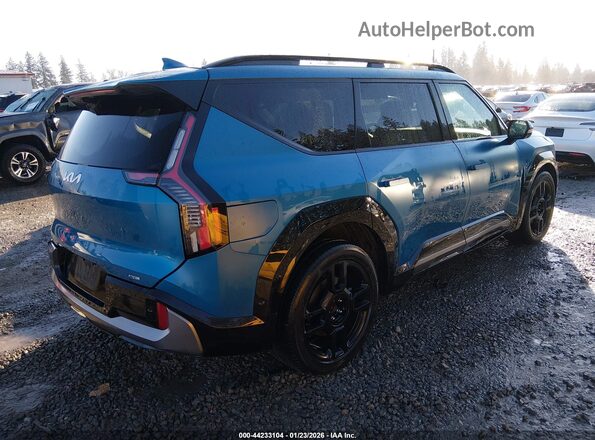 KNDAEFS57R6019785 2024 KIA EV9 Синий Задняя правая четверть