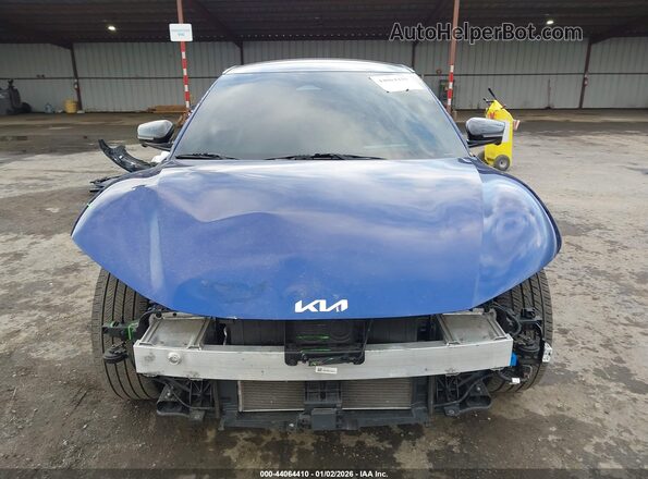 KNDC4DLC4N5031941 2022 KIA EV6 Blue Դիմացի տեսք