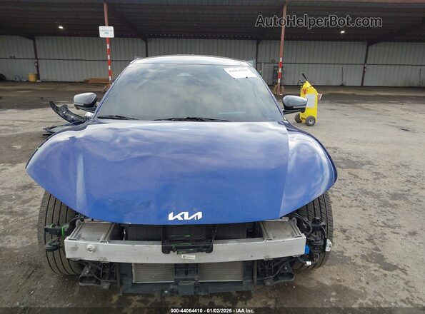 KNDC4DLC4N5031941 2022 KIA EV6 Blue Սալոնի հետևի տեսք