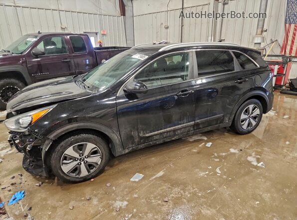 KNDCB3LC0J5203487 2018 KIA NIRO Черный Передняя левая четверть