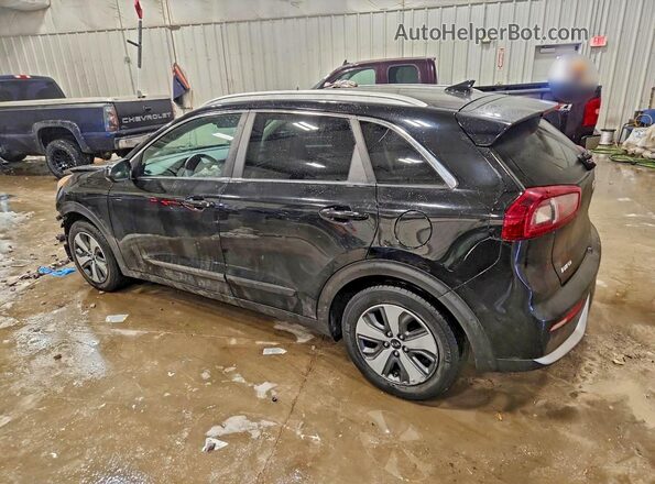 KNDCB3LC0J5203487 2018 KIA NIRO Черный Задняя левая четверть