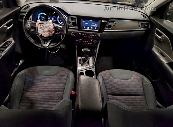 KNDCB3LC0J5203487 2018 KIA NIRO Черный Вид панели приборов