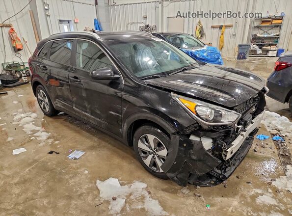 KNDCB3LC0J5203487 2018 KIA NIRO Черный Передняя правая четверть