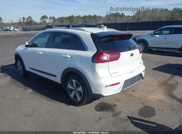 KNDCB3LC1J5204633 2018 KIA NIRO Белый Задняя левая четверть