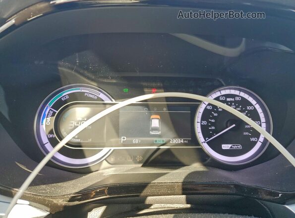 KNDCB3LC2M5479030 2021 KIA NIRO Blue Vista del cuadro de instrumentos