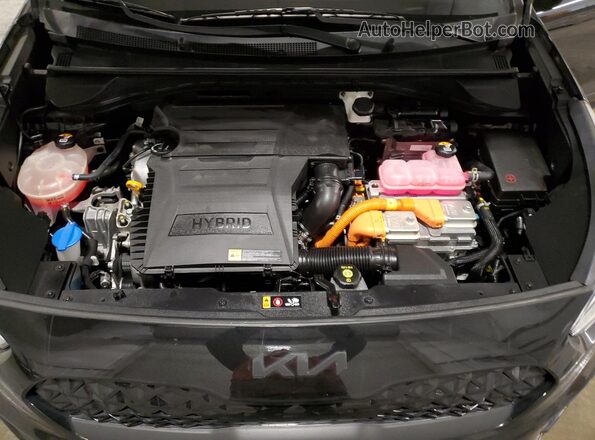 KNDCB3LC4N5542811 2022 KIA NIRO Черный Вид подкапотного пространства