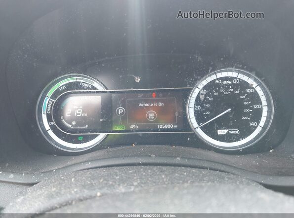 KNDCB3LC5H5088475 2017 KIA NIRO Синий Вид задних сидений