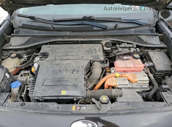 KNDCB3LC5K5336859 2019 KIA NIRO Black Widok wnętrza z tyłu