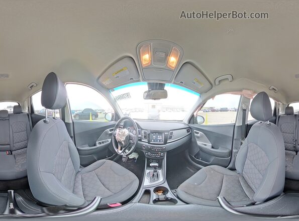 KNDCB3LC5K5336859 2019 KIA NIRO Black Widok naklejki z numerem VIN