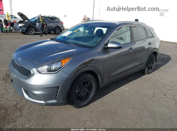 KNDCB3LC7J5201171 2018 KIA NIRO Серый Передняя левая четверть
