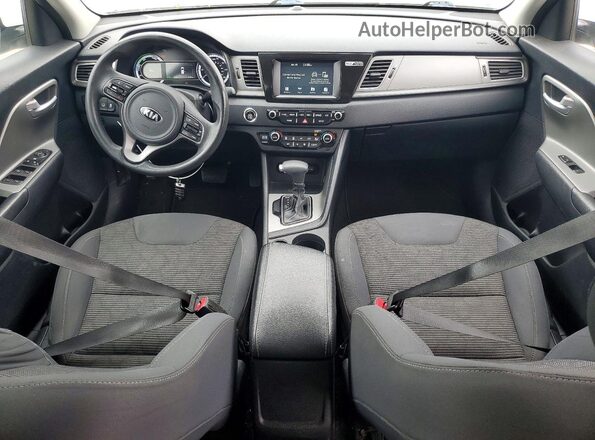 KNDCB3LC8K5250414 2019 KIA NIRO Белый Вид панели приборов