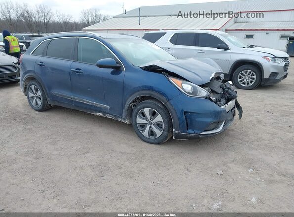 KNDCB3LCXH5044987 2017 KIA NIRO Синий Передняя правая четверть