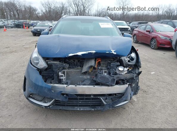 KNDCB3LCXH5044987 2017 KIA NIRO Синий Вид щитка приборов