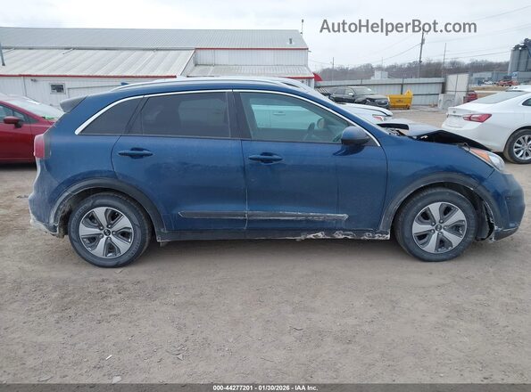 KNDCB3LCXH5044987 2017 KIA NIRO Синий Вид задней части салона