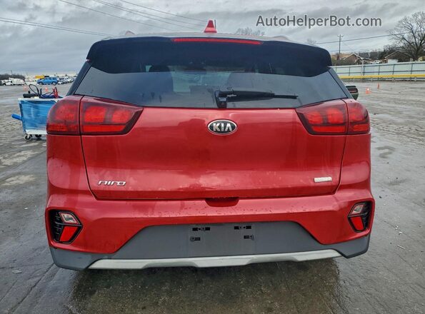 KNDCB3LCXM5463447 2021 KIA NIRO Red უკანა ხედი