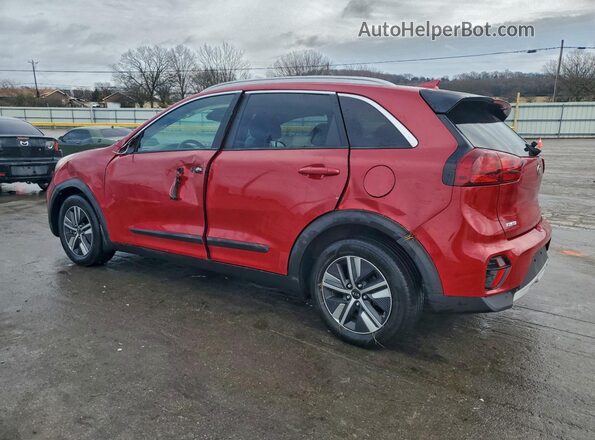 KNDCB3LCXM5463447 2021 KIA NIRO Red უკანა მარცხენა