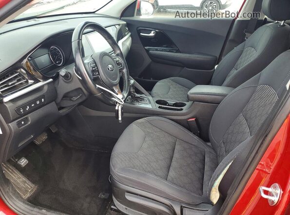 KNDCB3LCXM5463447 2021 KIA NIRO Red წინა სალონის ხედი