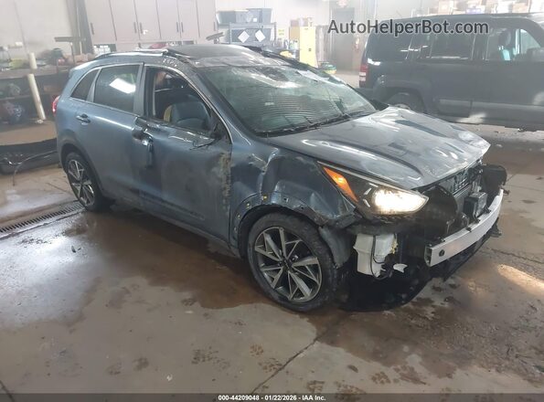 KNDCC3LC0N5532435 2022 KIA NIRO Синий Передняя правая четверть