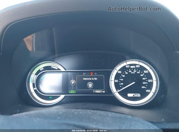KNDCC3LC4H5043217 2017 KIA NIRO Серебряный Вид задних сидений