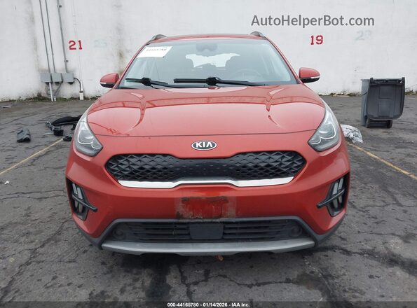 KNDCC3LC4M5476952 2021 KIA NIRO Orange Widok wnętrza z tyłu